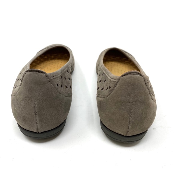 Gabor 64.169.13 Fumo Nubuck Laser Cut Flats - Picture 6 of 9